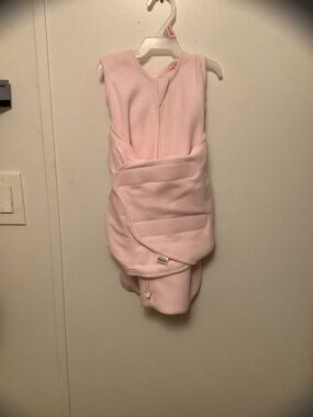 Halo Baby Sleep Swaddle in Light Pink Plush